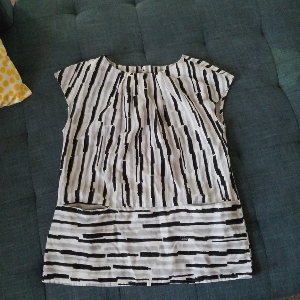 Michael Kors Capped Sleeve Top
